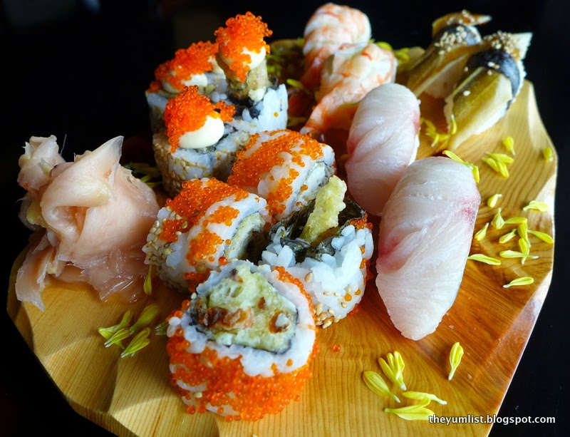 Mixed Sushi Platter Kogetsu, Japanese Restaurant, Saujana Resort Kuala Lumpur