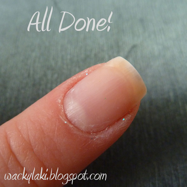 Wacky Laki Tutorial Removing Glitter Nail Polish...