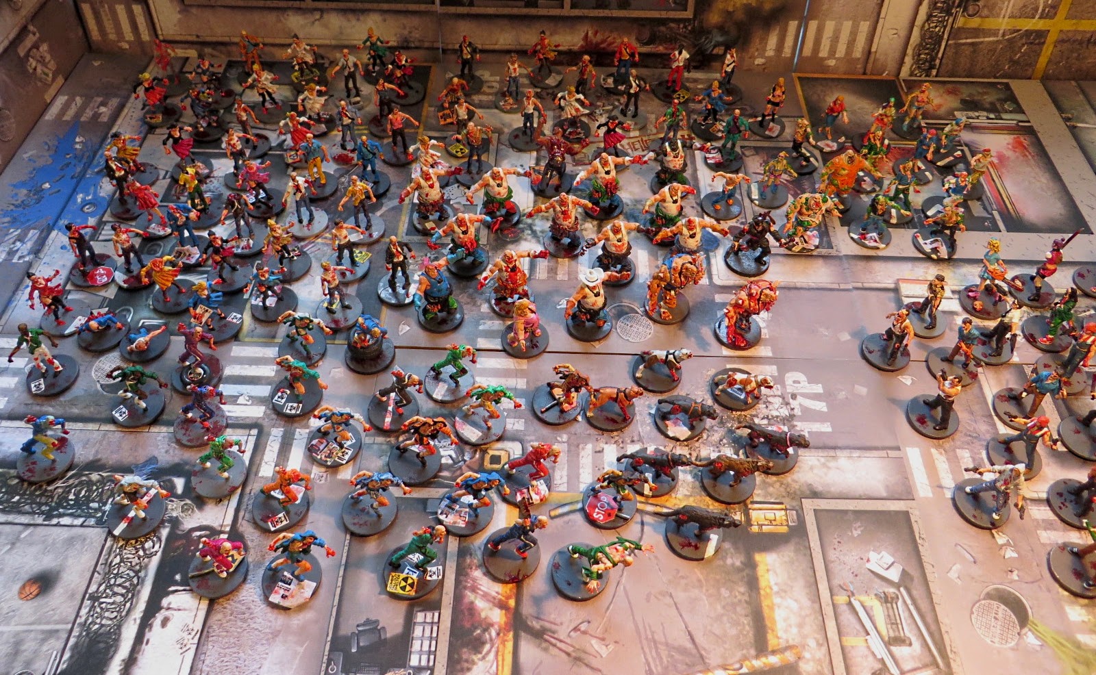 Zombicide, Zombies, all, painted, survivors, apocalyptic,
