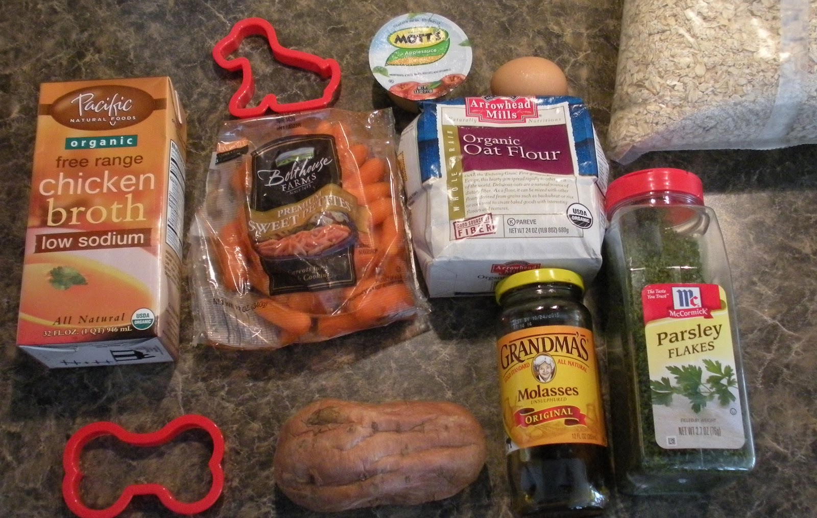 Blue Skies for Me Please Sweet Romeo's Crunchy Carrot Cookies Dog