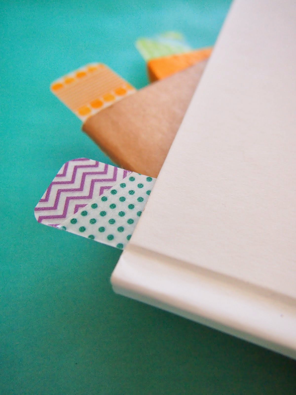 The Tiny Funnel Washi Tape and Recycled Plastic Bookmarks