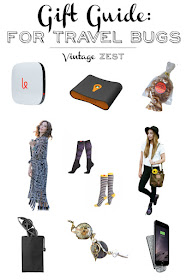 Gift Guide: for Travel Bugs on Vintage Zest #travel #holiday #gift #shopping