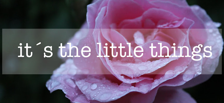 It´s the little things