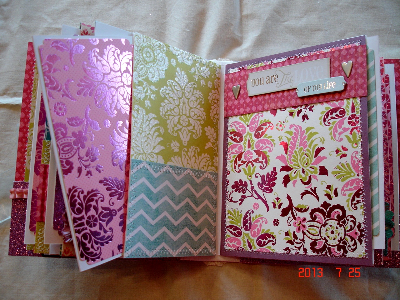 Scrapbooking by Phyllis Premade Chipboard Wedding Scrapbook Album *Our
