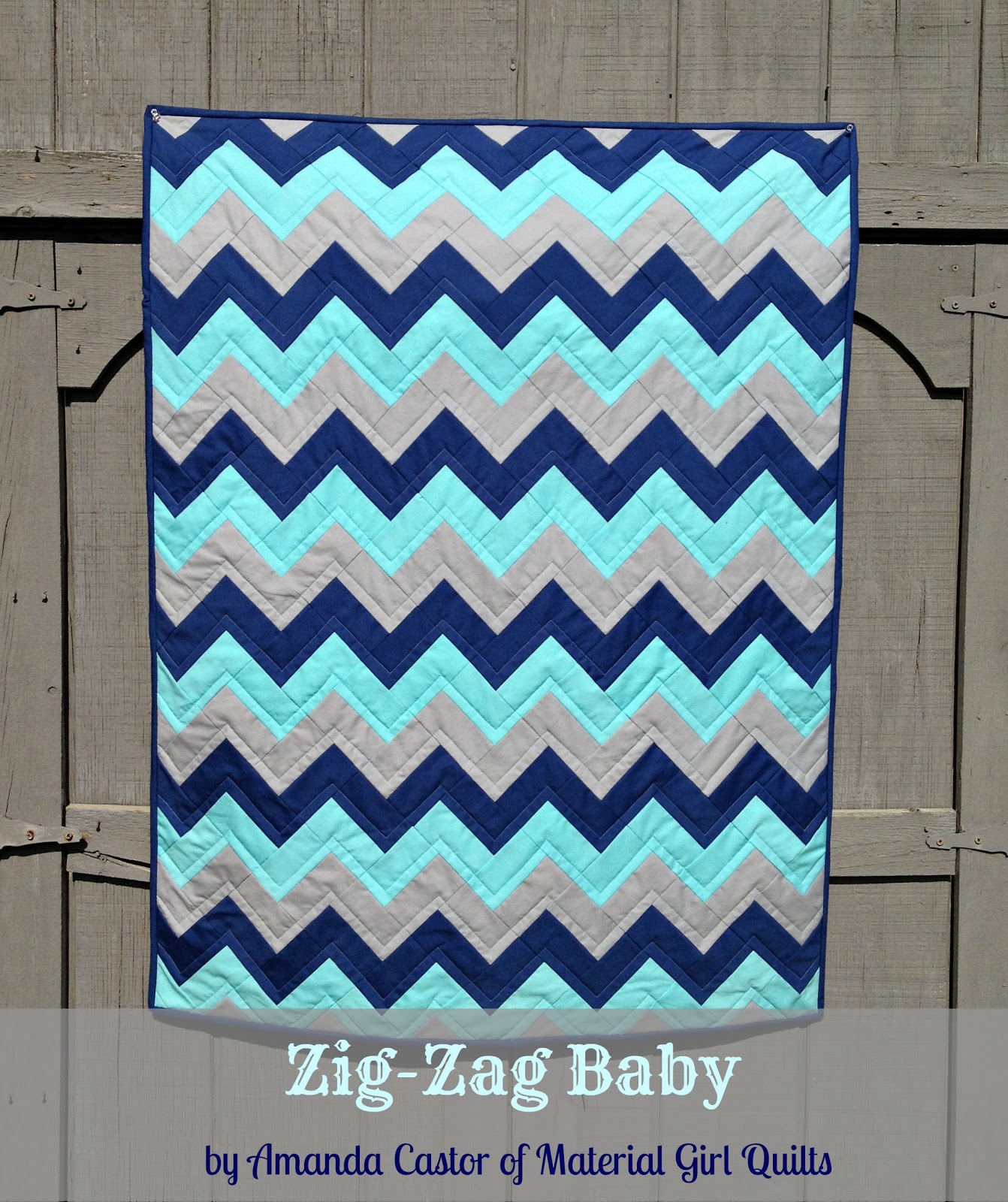 Zig-Zag Baby Quilt Moda Bake Shop