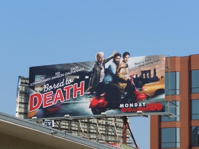 Bored to Death season 3 billboard