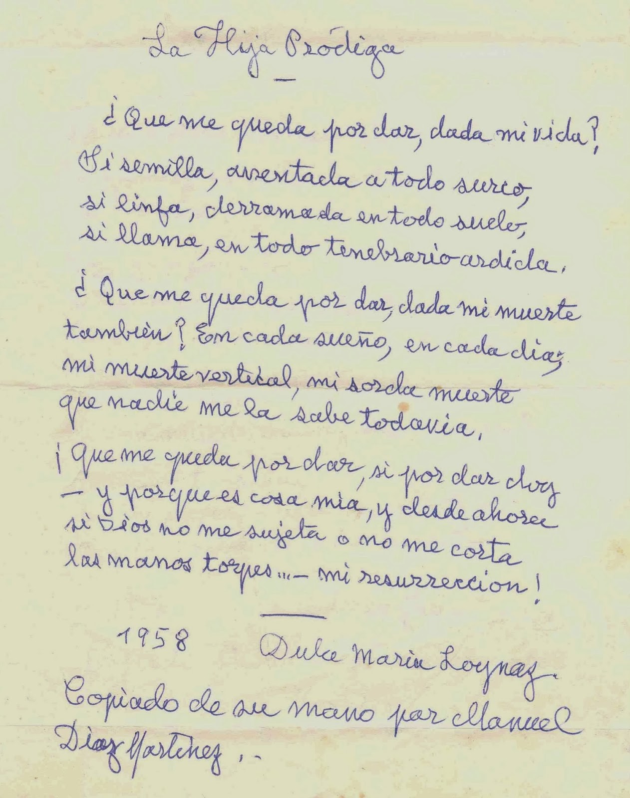 Diario Errante Si Me Quieres Quiereme Entera Dulce Maria Loynaz diario errante
