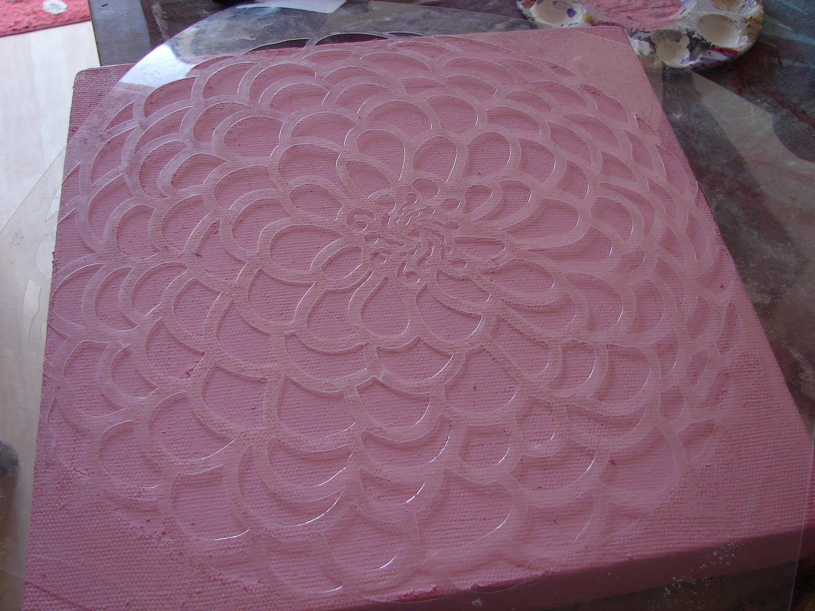 A girl and a glue gun 3 dimensional wall canvas