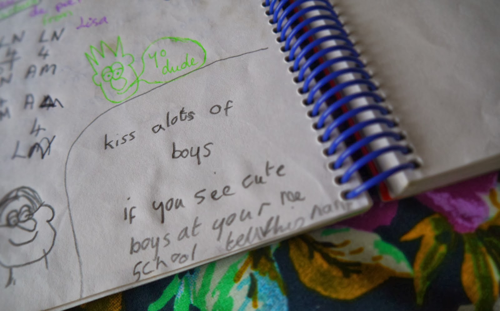 School leaving book notes