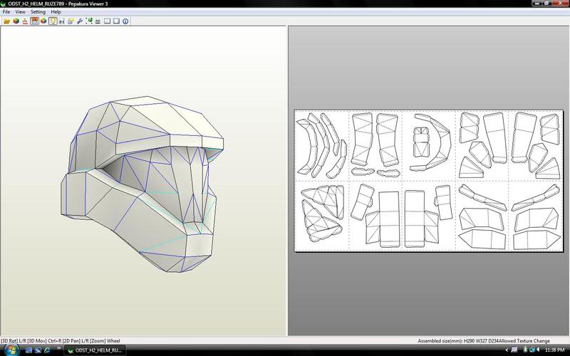 Project 2013 ODST helmet in honor of the Bungie guys...
