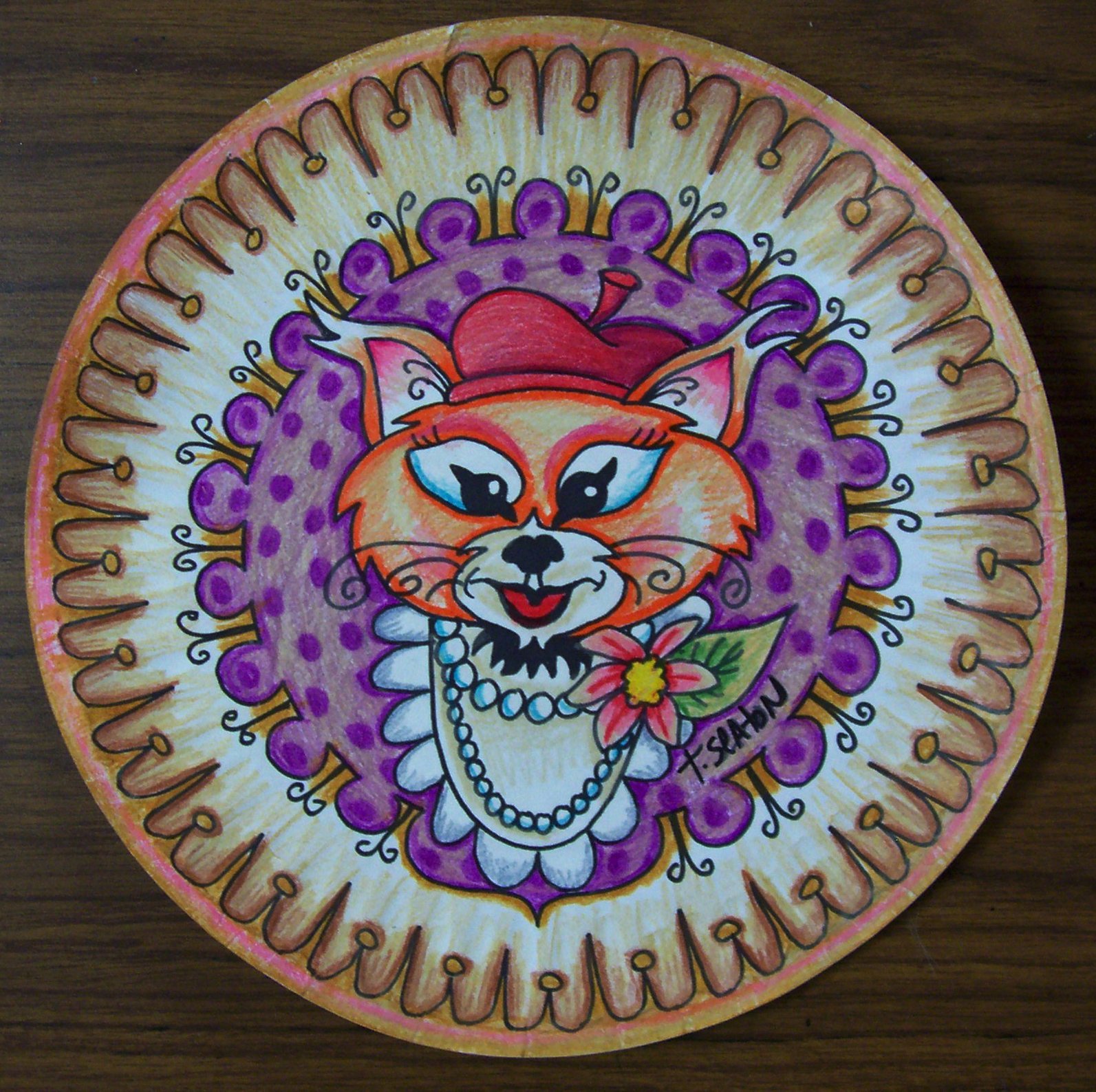 The Lost Sock Paper Plate Art