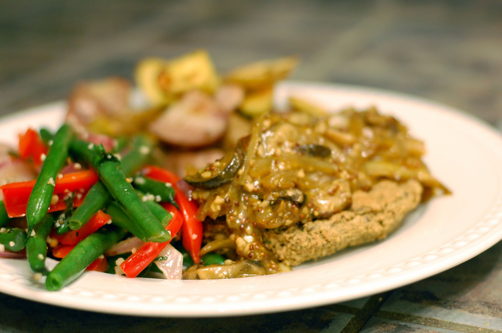 Where's the Beach? Tofu White Bean Steaks & A Recap