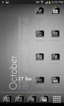 Theme Crystal Black HD Pack Apk - Screenshoot Theme Crystal Black HD Pack For Android