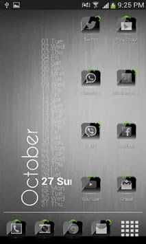 Theme Crystal Black HD Pack For Android