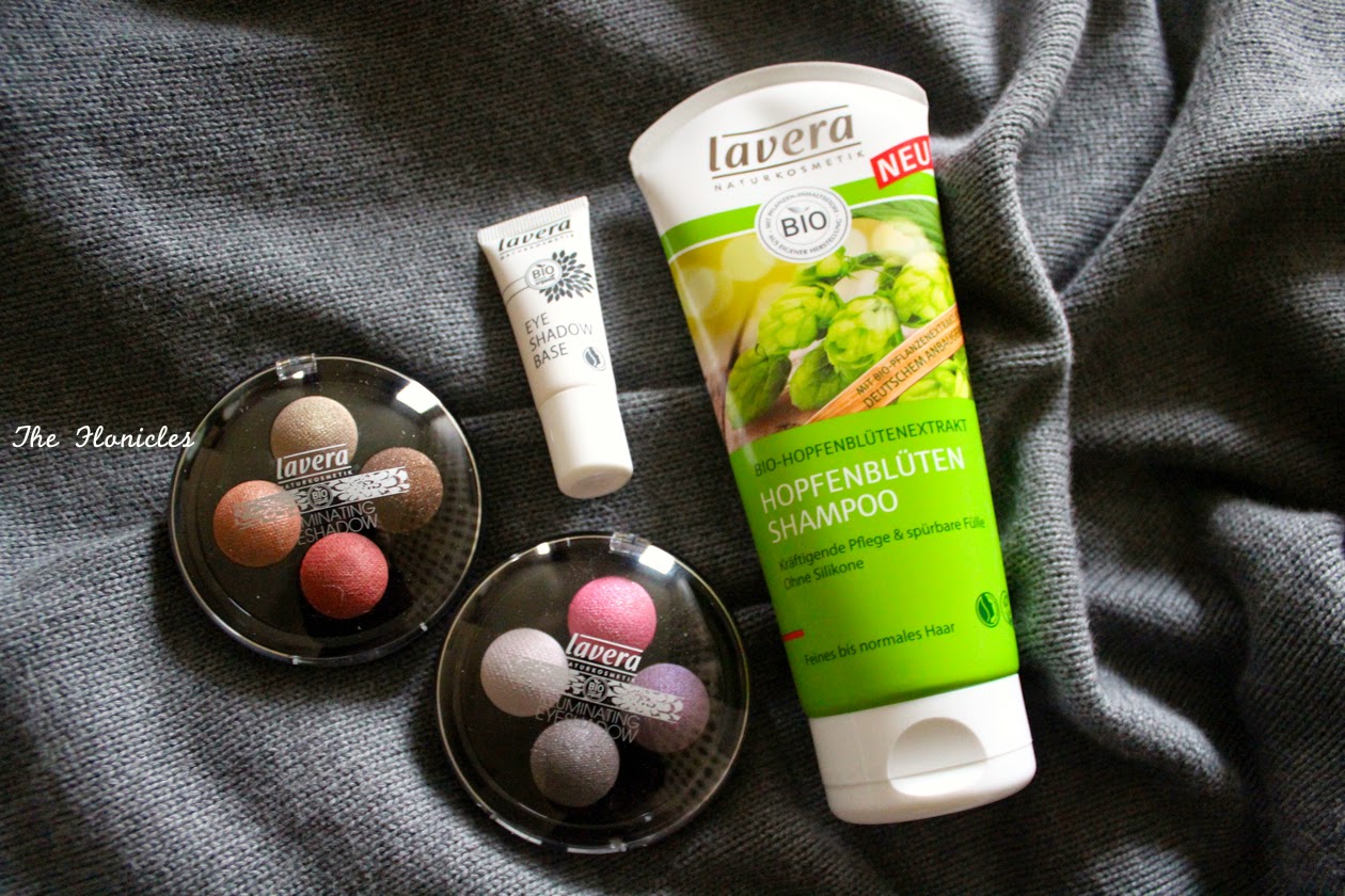 Petite commande Lavera sur Ecco-Verde et swatch des Illuminating Quattro Lavera
