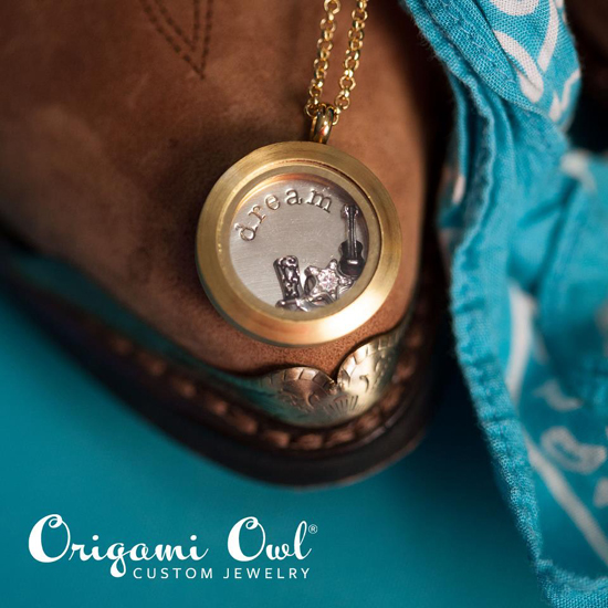 Country Dreams Origami Owl Living Locket available at  StoriedCharms.com