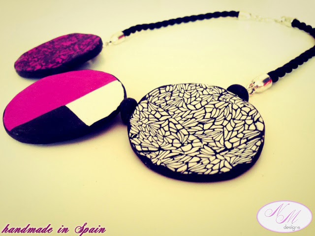 Collar/Necklace "Radiant Orchid Dreams" NM Designs