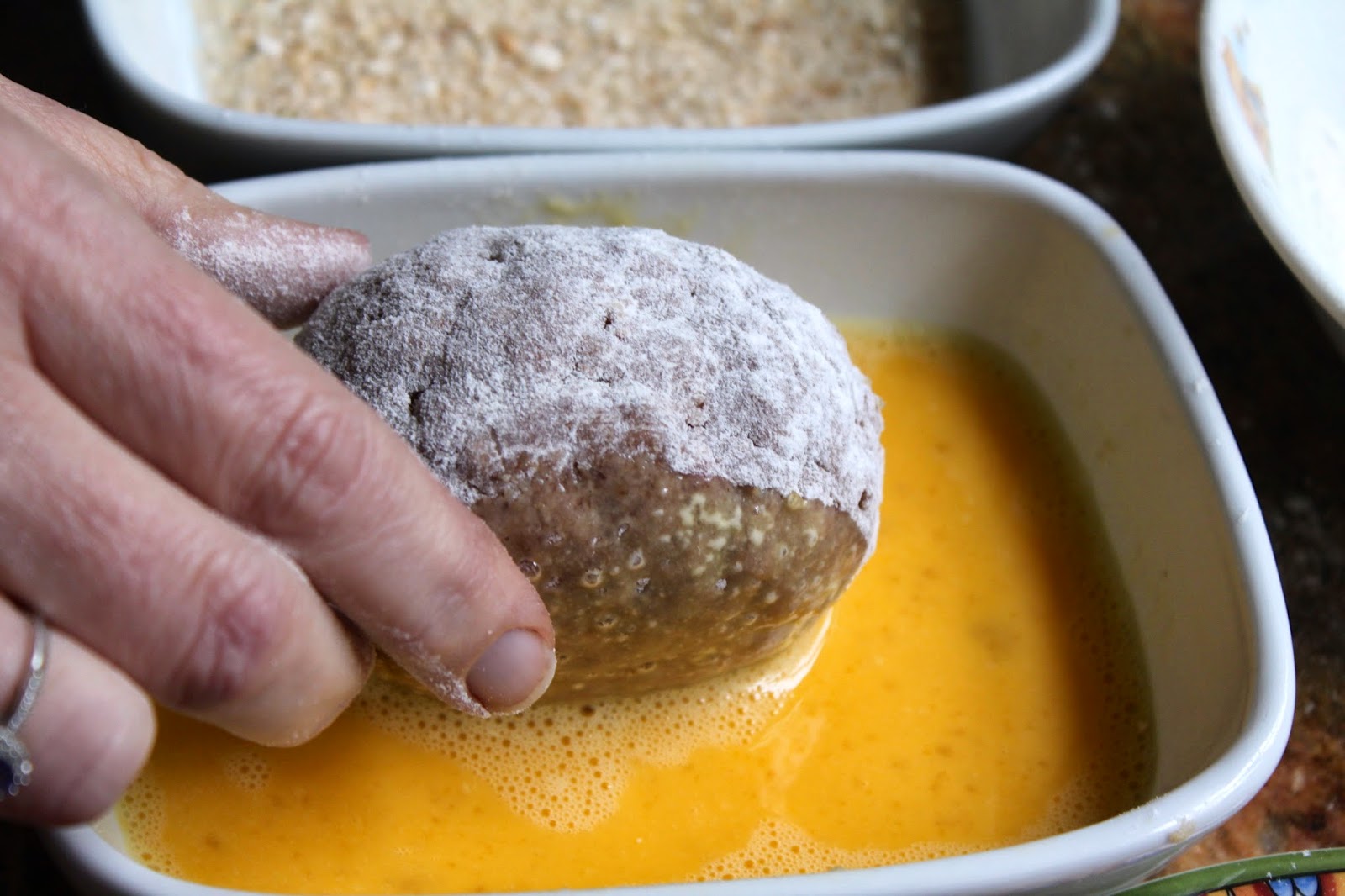Scotch Eggs DeepFried, SausageCovered Hard Boiled Eggs
