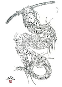 Crows and Herons: Our book of Horiyoshi III's dragon paintings, Ryushin