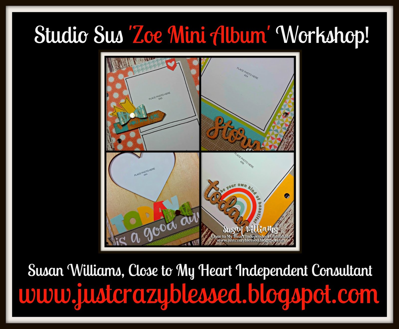 'Zoe' (27) Page Mini Album Workshop!