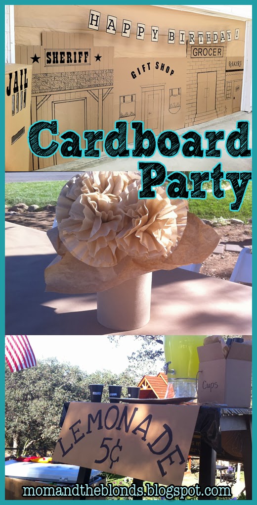 From the Carriage House A Cardboard Party