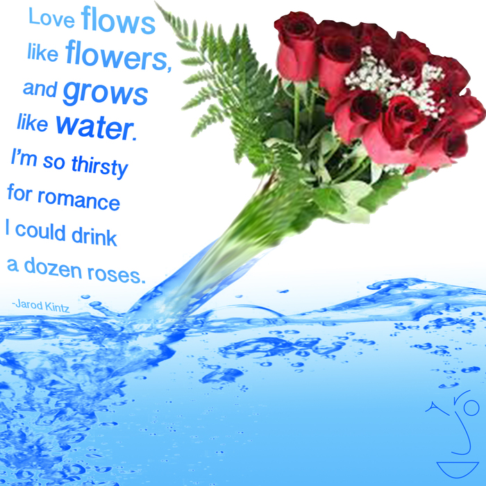 Love Phrases with Flowers, 1