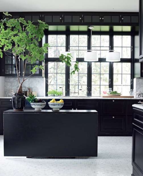 25 Beautiful Black and White Kitchens The Cottage Market