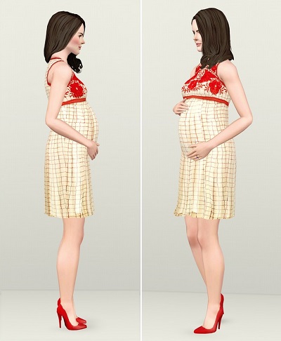 sims 3 pregnant belly slider