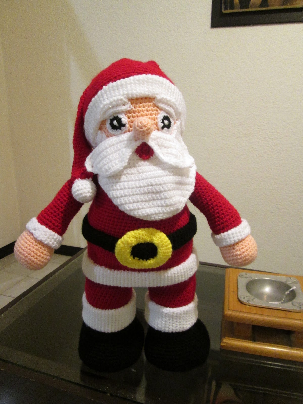 NOVEDADES JENPOALI: PATRON SANTA NAVIDEnO AMIGURUMI (NAVIDAD)
