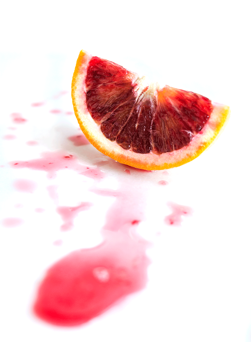 A Blood Orange Gastrique + Save Heritage Pigs WILD GREENS & SARDINES