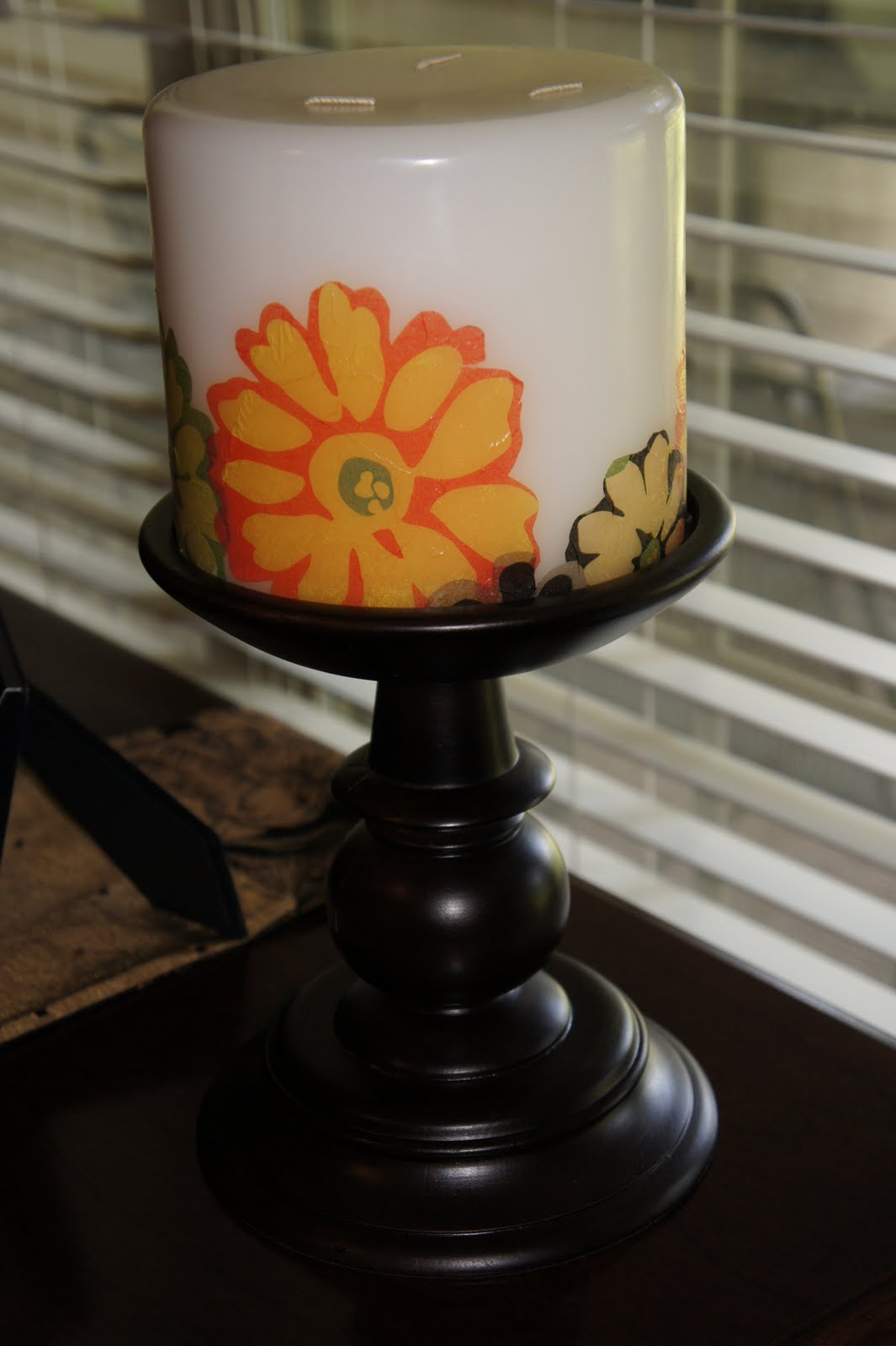 Crazy Girl Decoupage A Candle A Tutorial
