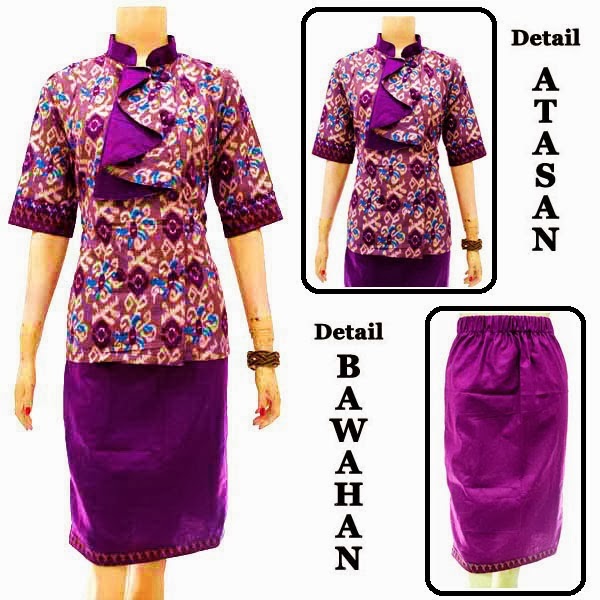 dress batik setelan dress batik kerah shanghai