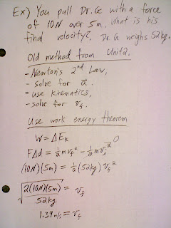 May 9 Class: Work and Kinetic Energy | Physics 11