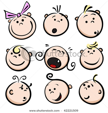 Cartoon Emotions Faces