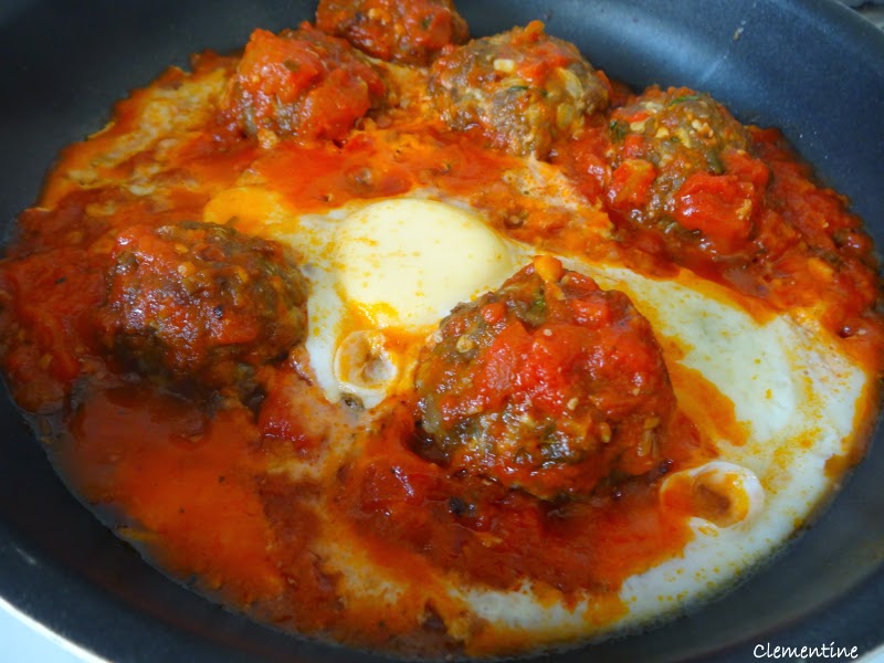 Le blog de Clementine Kefta en sauce tomates aux oeufs