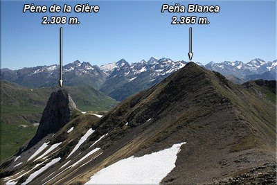 Paña Blanca vista desde la antecima