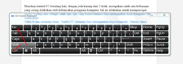 fungsi tombol f5, penyebab komputer hang, penyebab komputer not responding, mengatasi komputer yang sering hang