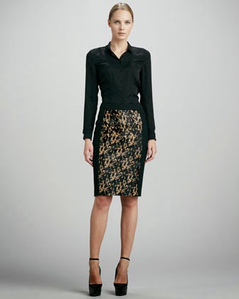 and Design Ideas Dress   design Skirt  Blouse Silk skirt Pencil blouse