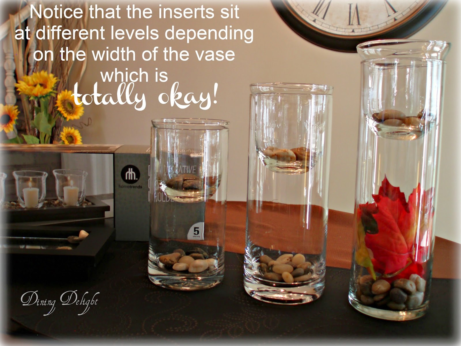 Dining Delight Cylinder Vases with Inserts Get the Look!