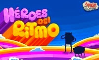 Enciende tus parlantes y sube el volumen para divertirte con este juego de Hora de Aventura. Disfruta de jugar un gran juego de Cartoon Network, sigue el ritmo de la música para hacer cantar a Finn y Jake en el primer capitulo del juego "La Panza de la Bestia", continúa con el segundo capitulo "Los Guardianes del Sol" saltando y golpeando a tus enemigos y las aventuras continúan con los capítulos "Lacayo" y "La cámara de las Navajas Heladas" contra el Rey Helado. Hora de Aventura Héroes del ritmo