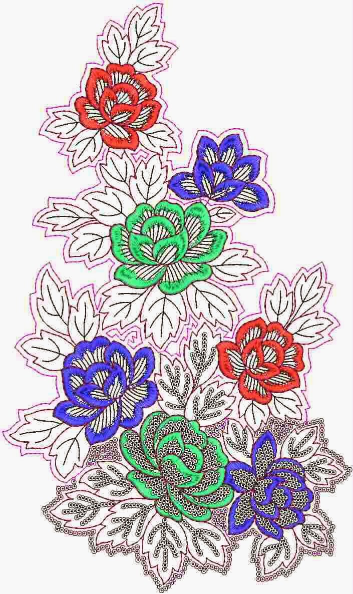 Embdesigntube Decorative Embroidery Cording Patches Designs