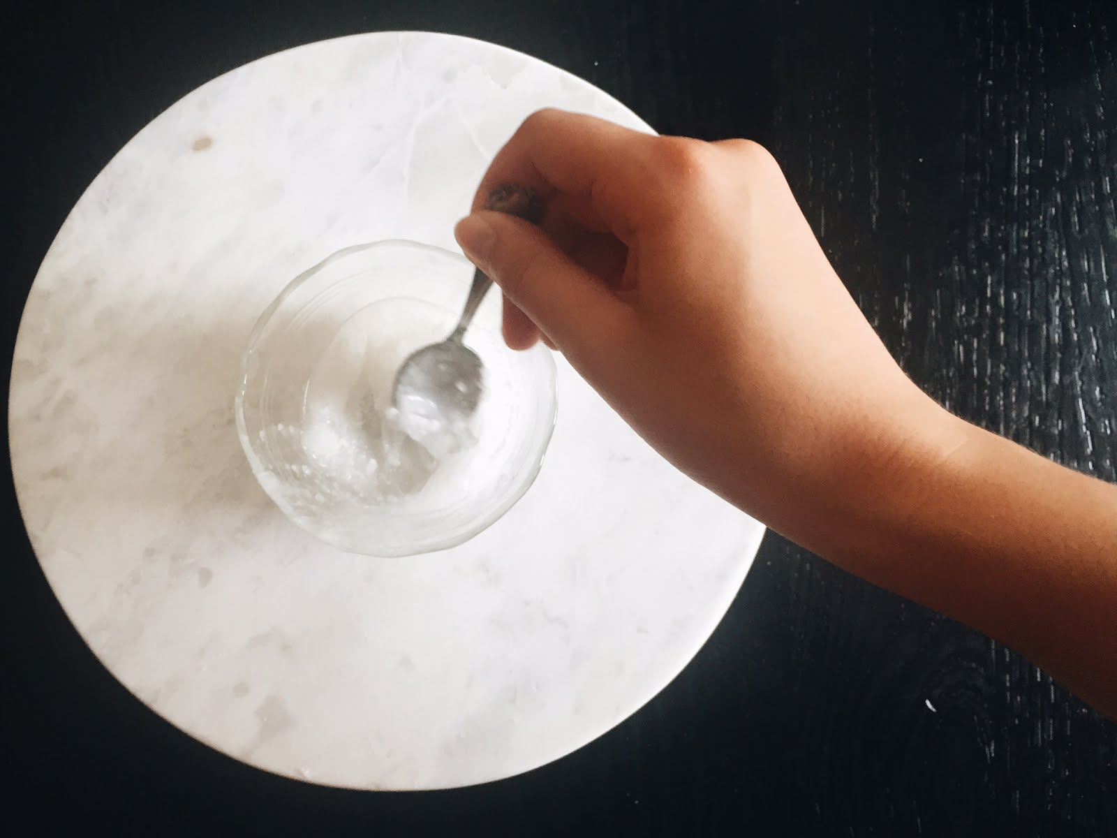 merging threads DIY Coffee Lip scrub