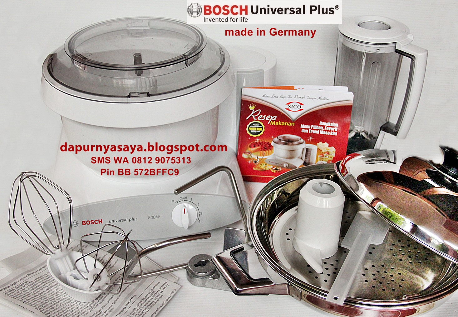 Mixer BOSCH (Paket Mixer dan Double Bonus)