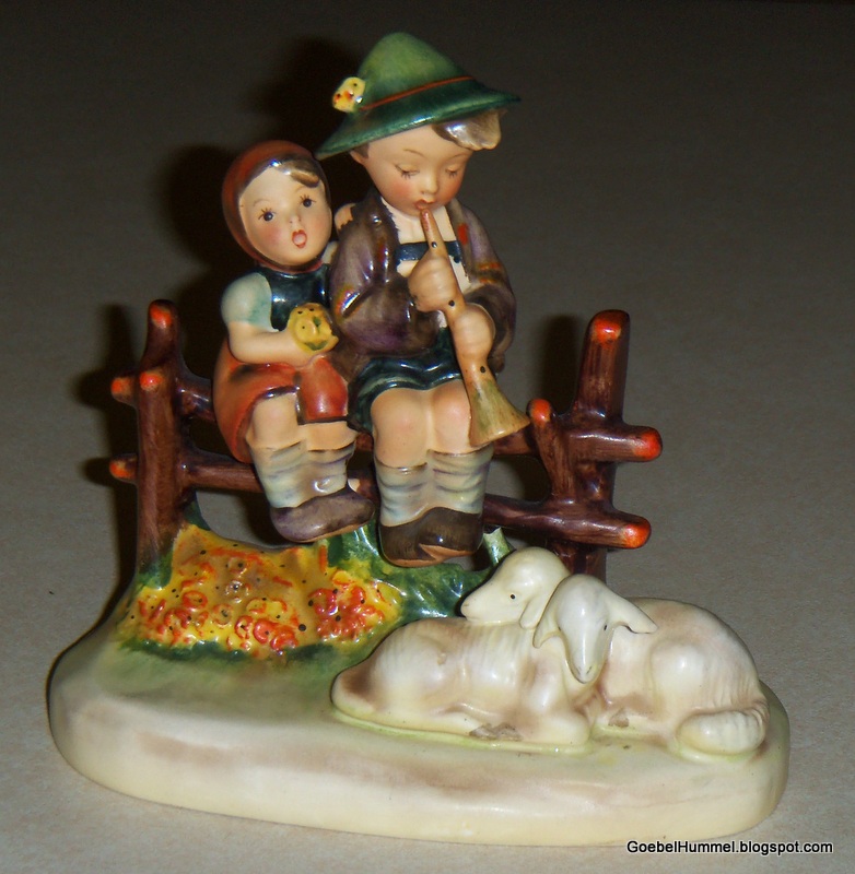 Goebel Hummel 1950s Goebel Hummel Figurine "Eventide" 99 TMK 2