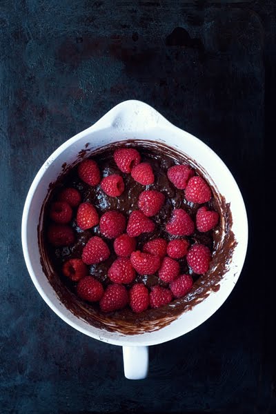 Fudgy Wudgy Raspberry Brownies Batter