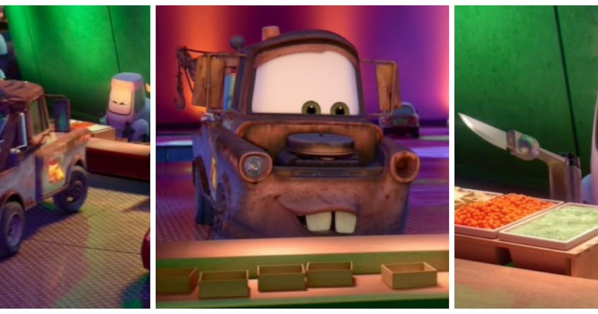 Dan the Pixar Fan Cars 2 Mater with Allinol Cans, Edamame Tsashimi