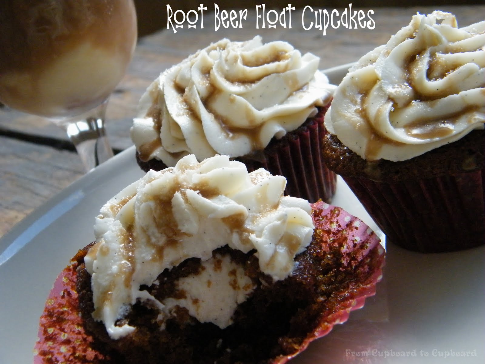 Root Beer Float Cupcake Root Beer Float Cupcake