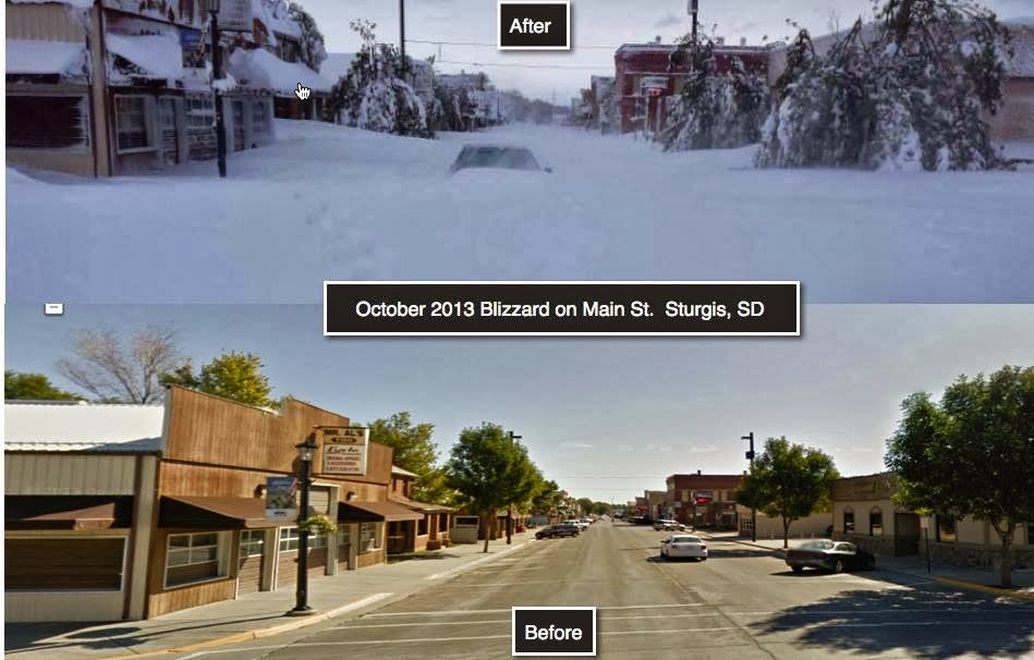 On and Off the Radar With CBS4 Weather South Dakota Blizzard Before