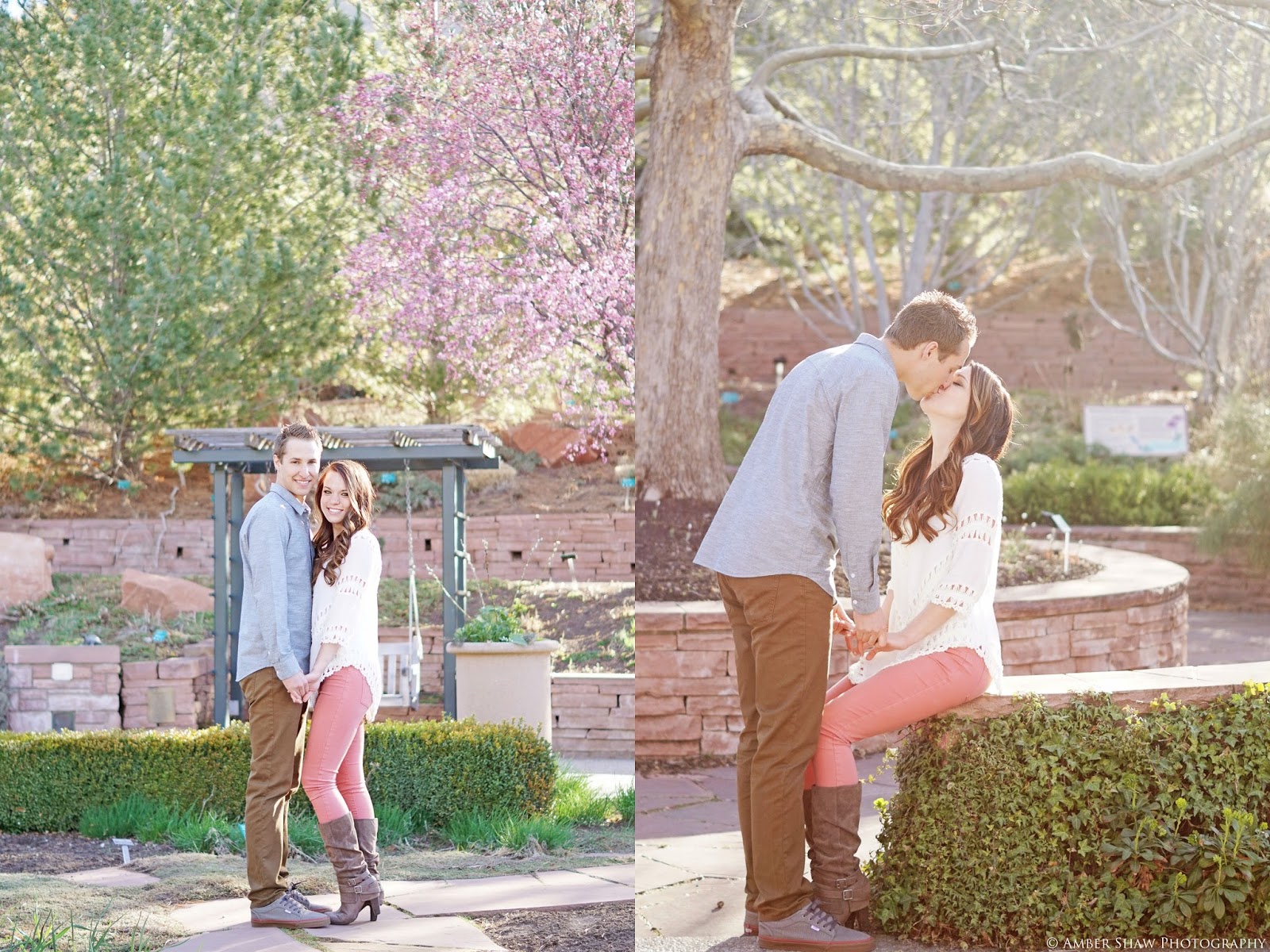 Amber Shaw Photography Red Butte Garden Engagement Travis