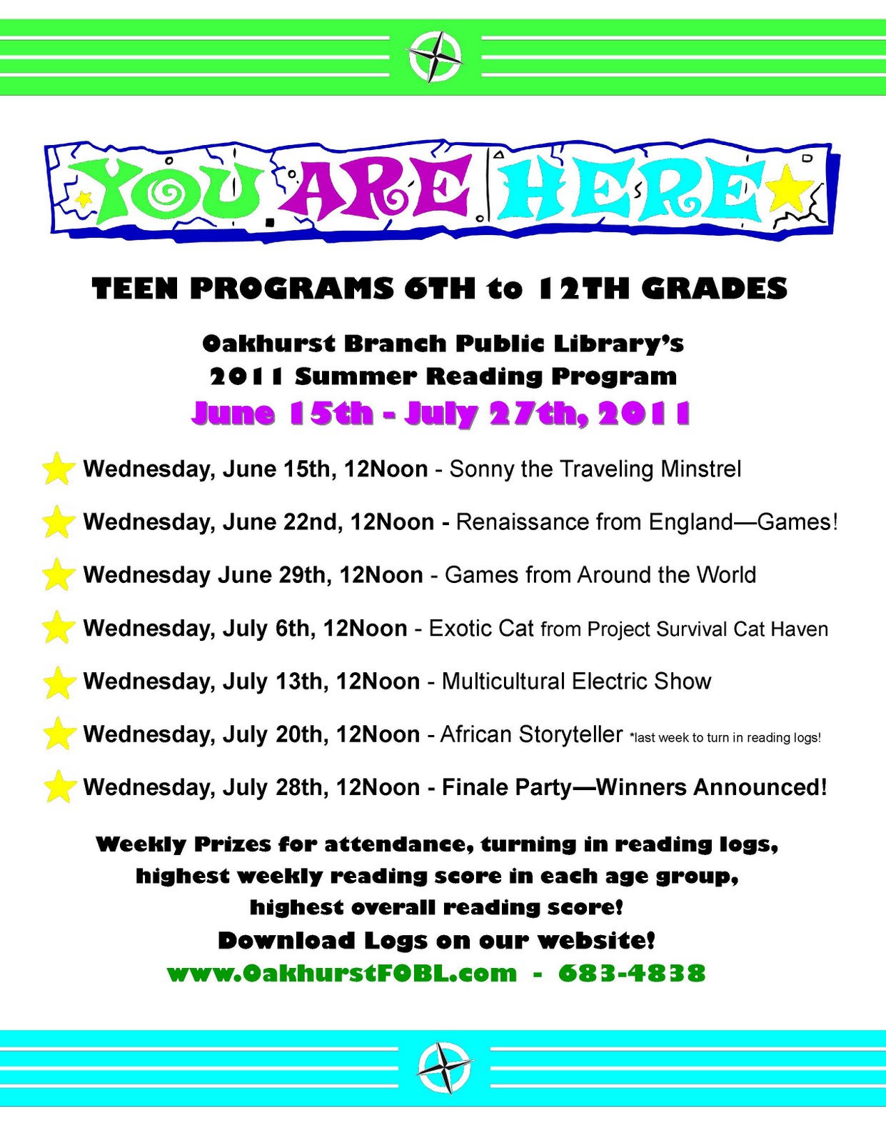 Teen summer reading programs